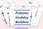 Professions Vocabulary Worksheets and Exercises