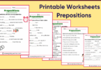 Worksheets on prepositions: Printable exercises to practice prepositions